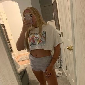 mtv vintage crop tee!